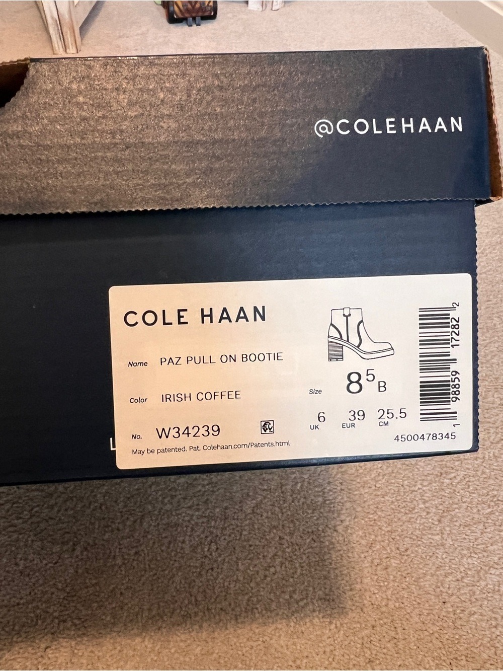 BRAND NEW ⭐️ Cole Haan Paz Pull-On Bootie Irish Coffee - Picture 3 of 6